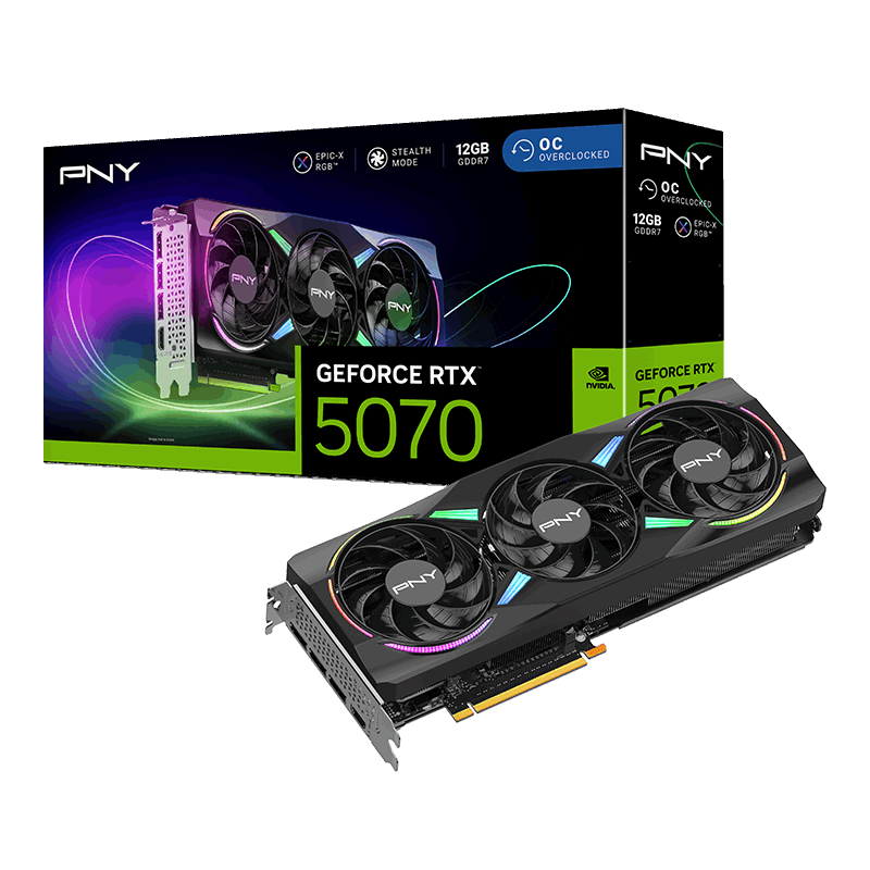 PNY GeForce RTX 5070 Models GPUs | pny.com