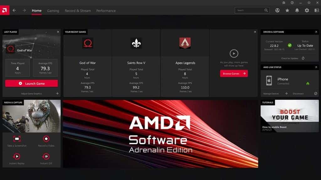 AMD Software: Adrenaline Edition Drivers