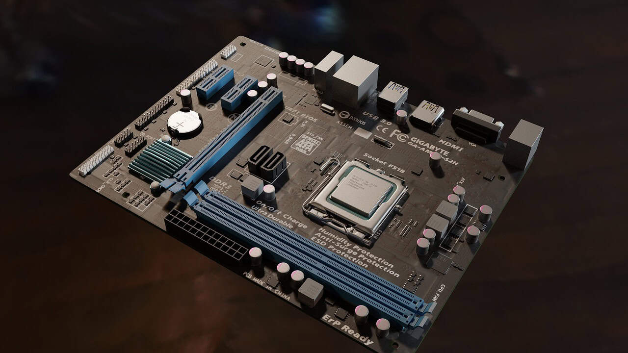 motherboard, computer, plate