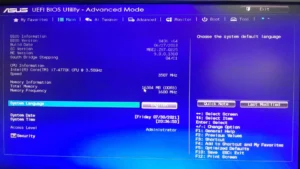 Asus UEFI BIOS Utility