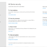 Windows Device Security