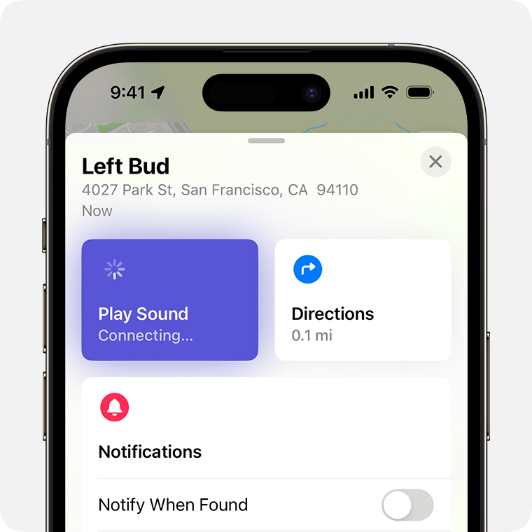 Find your lost AirPods with Find My - Apple Support