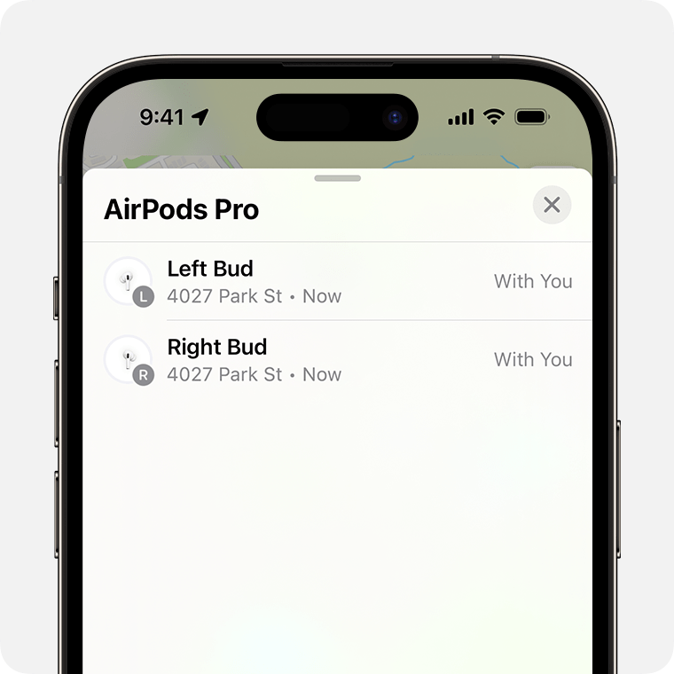 Find your lost AirPods with Find My - Apple Support