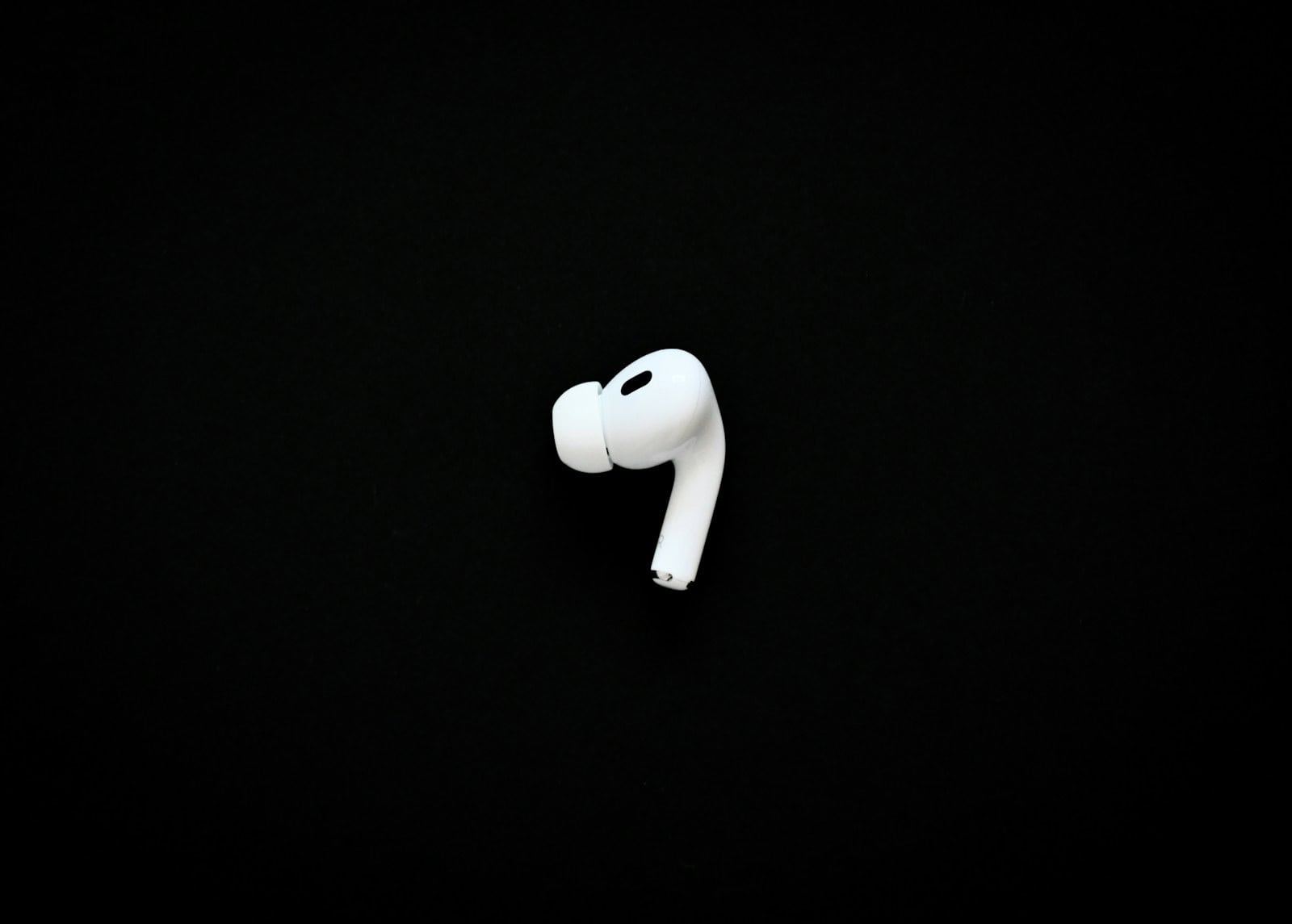 a white Airpod