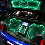 A car that has some speakers in it