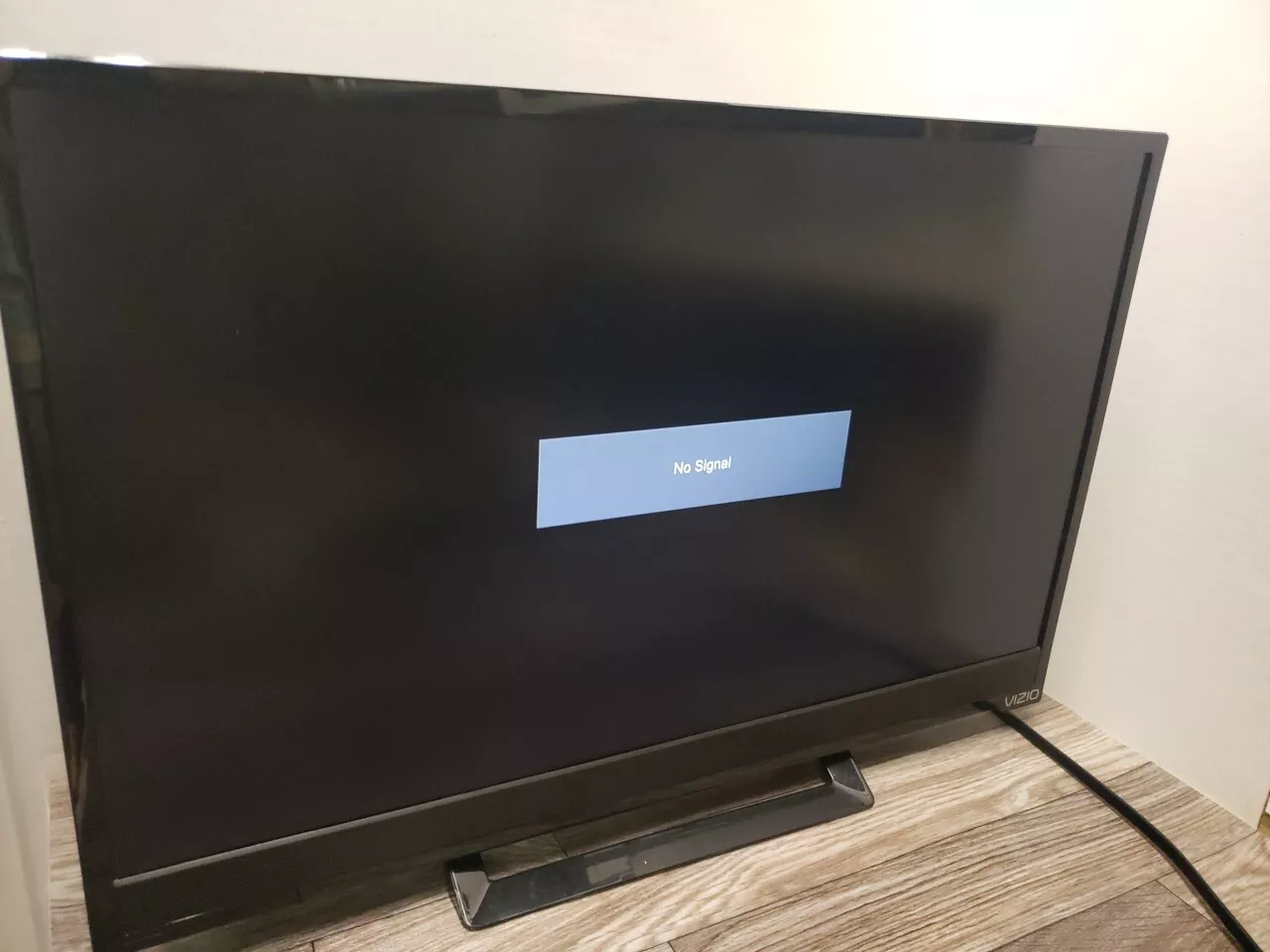 Cracked Vizio Monitor