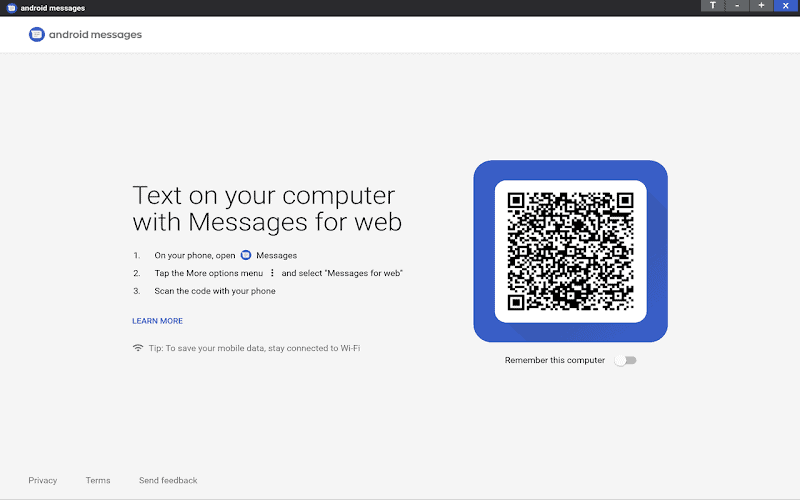 Google Messages For Web
