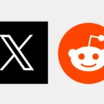 X and Reddit Logos