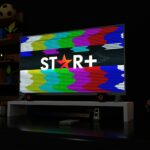 a television screen with the word star on it